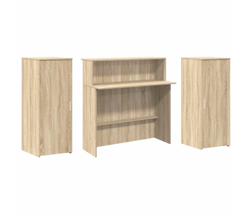 Mostrador de recepción roble sonoma 180x50x103,5 cm