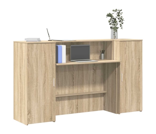 Mostrador de recepción roble sonoma 180x50x103,5 cm