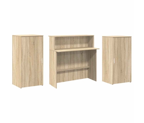 Mostrador de recepción roble sonoma 200x50x103,5 cm