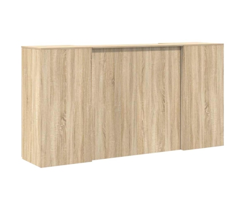 Mostrador de recepción roble sonoma 200x50x103,5 cm