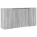 Mostrador de recepción sonoma gris 200x50x103,5 cm