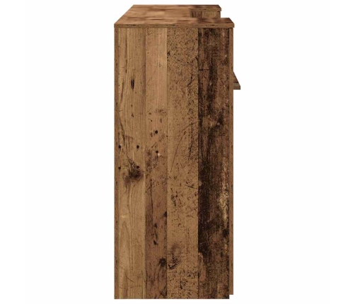 Mostrador de recepción madera vieja 200x50x103,5 cm