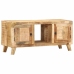 Mueble de TV madera maciza de mango rugosa 105x46x32 cm