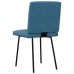 Sillas de comedor 2 unidades terciopelo azul