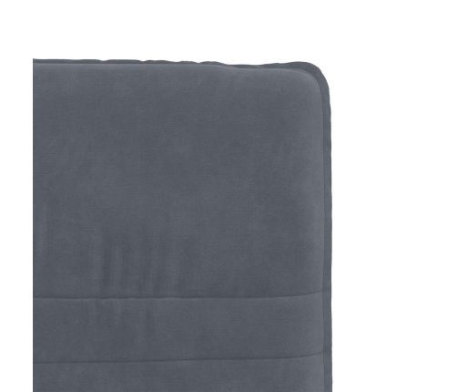 Silla de comedor terciopelo gris oscuro