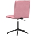 Silla de comedor terciopelo rosa