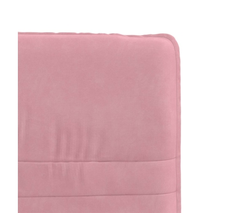 Silla de comedor terciopelo rosa