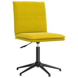 Silla de comedor terciopelo amarillo