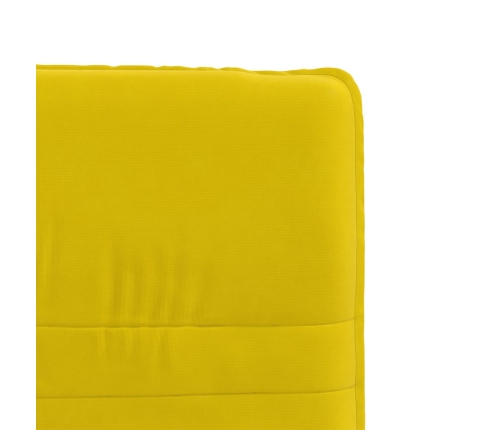 Silla de comedor terciopelo amarillo