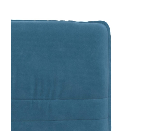 Silla de comedor terciopelo azul