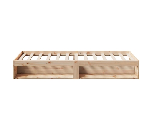 Sofá cama sin colchón madera maciza de pino 80x200 cm