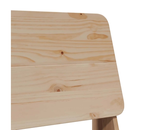 Silla de jardín madera maciza de pino 60x64x70,5 cm