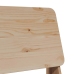 Silla de jardín madera maciza de pino 60x64x70,5 cm