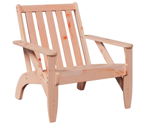 Silla adirondack de jardín madera maciza douglas 75x77x77 cm