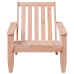 Silla adirondack de jardín madera maciza douglas 75x77x77 cm