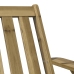 Silla adirondack de jardín madera de pino impregnada 75x77x77cm