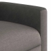 Sillón reclinable de masaje eléctrico tela gris taupe