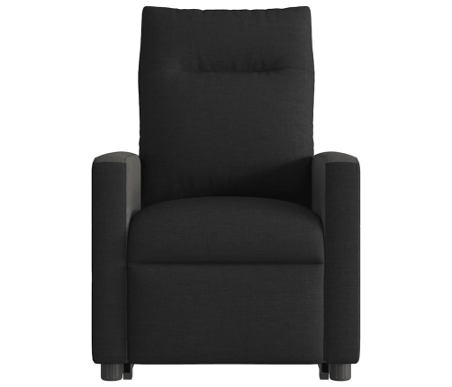 Sillón de masaje eléctrico reclinable elevable tela negro