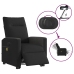 Sillón de masaje eléctrico reclinable elevable tela negro