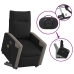 Sillón de masaje eléctrico reclinable elevable tela negro