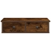 Estante de pared con cajones de madera contrachapada blanco