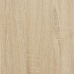 Estante de pared con cajones madera contrachapada roble sonoma