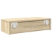 Estante de pared con cajones madera contrachapada roble sonoma