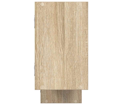 Estante cubo de pared 5 compartimentos madera roble Sonoma