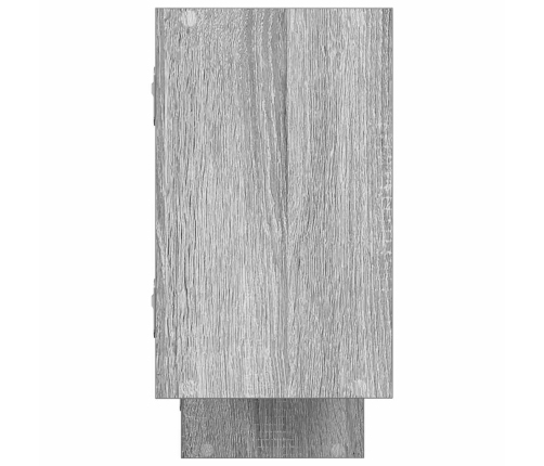 Estante cubo de pared 5 compartimentos madera gris Sonoma