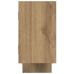 Estante cubo de pared 5 compartimentos madera roble artisan