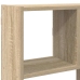 Estante cubo de pared 12 compartimentos madera roble sonoma