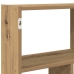 Estante cubo de pared 12 compartimentos madera roble artisan