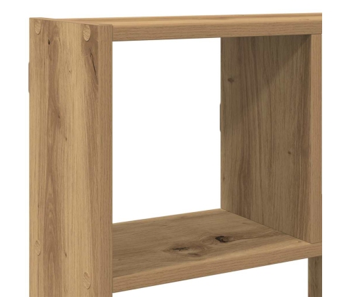 Estante cubo de pared 12 compartimentos madera roble artisan