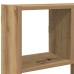 Estante cubo de pared 12 compartimentos madera roble artisan