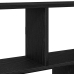 Estante cubo de pared 12 compartimentos madera ingeniería negro