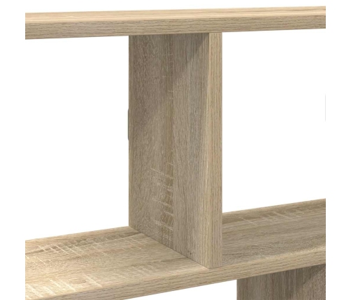 Estante cubo de pared 12 compartimentos madera roble sonoma