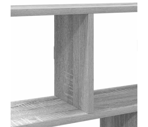 Estante cubo de pared 12 compartimentos madera gris sonoma