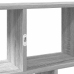 Estante cubo de pared 12 compartimentos madera gris sonoma