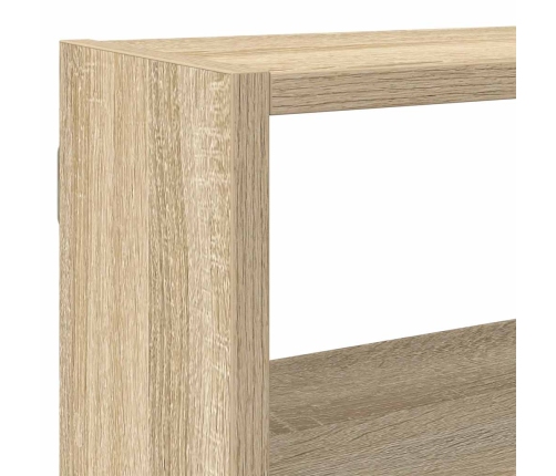 Estante cubo de pared 7 compartimentos madera roble Sonoma