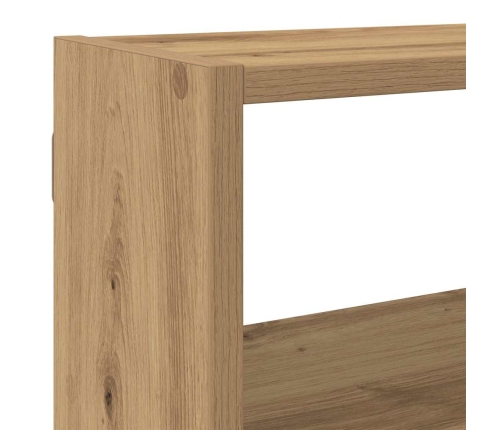 Estante cubo de pared 7 compartimentos madera roble artisan