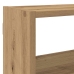 Estante cubo de pared 7 compartimentos madera roble artisan