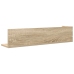 Estantes pared 2 uds madera roble Sonoma 75x16,5x16,5 cm