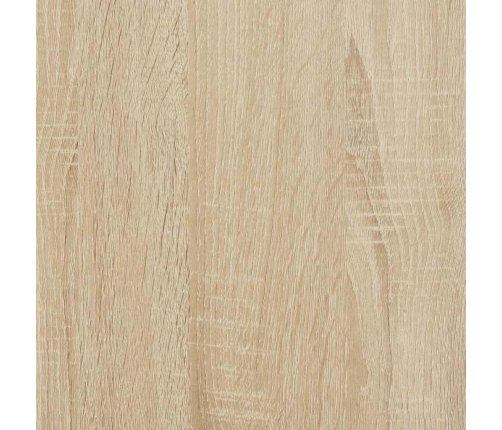 Estantes pared 2 uds madera roble Sonoma 75x16,5x16,5 cm