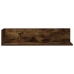 Estantes de pared 2 uds madera roble ahumado 75x16,5x16,5 cm