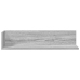 Estantes de pared 2 uds madera gris Sonoma 75x16,5x16,5 cm