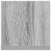 Estantes de pared 2 uds madera gris Sonoma 75x16,5x16,5 cm