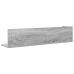 Estantes de pared 2 uds madera gris Sonoma 75x16,5x16,5 cm