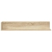 Estantes pared 2 uds madera roble Sonoma 100x16,5x16,5 cm