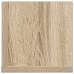 Estantes pared 2 uds madera roble Sonoma 100x16,5x16,5 cm