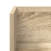 Estantes pared 2 uds madera roble Sonoma 100x16,5x16,5 cm